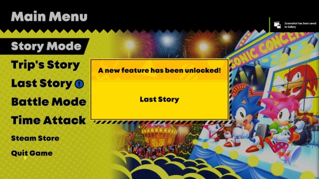 sonic superstars last story unlocked