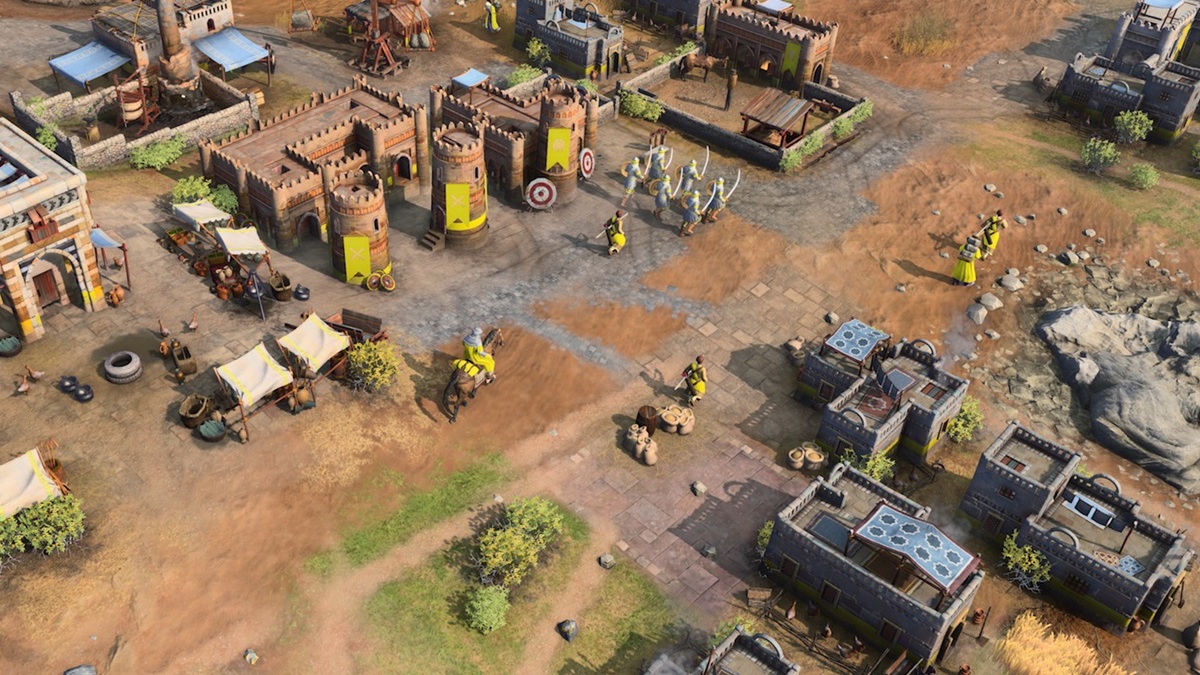 A scene from Age of Empires 4