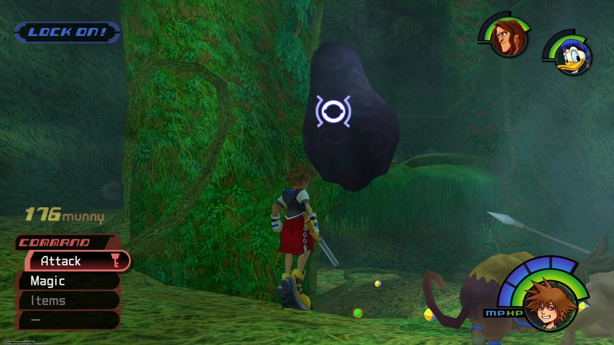 The black fruit in Kingdom Hearts needs to be struck