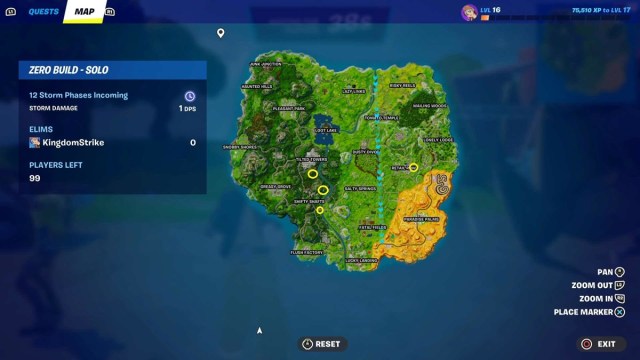 Driftboards in Fortnite OG locations