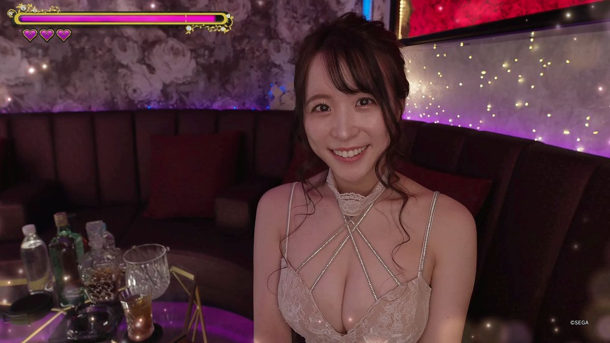 Ayu in the Like a Dragon Gaiden Cabaret Club 