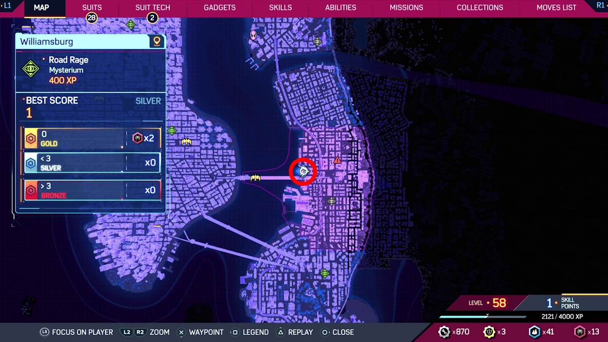 All Mysterium locations in Spider-Man 2 williamsburg map location 2