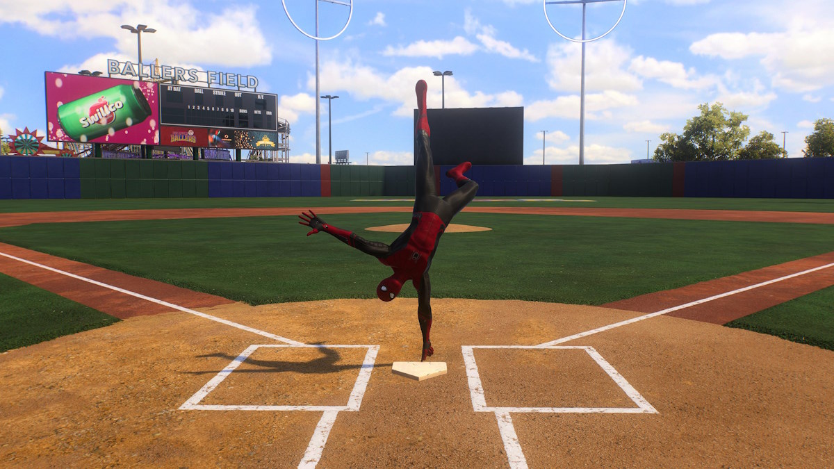 Spider-Man 2 update clipping ballers stadium