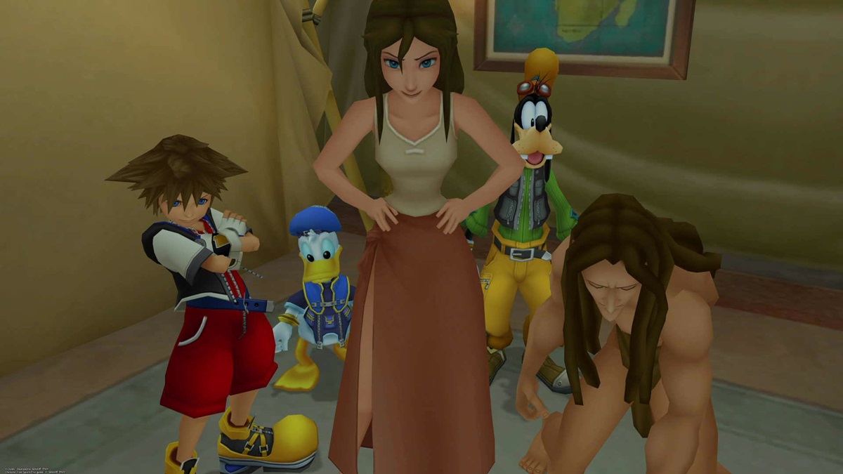 The Kingdom Hearts Deep Jungle world is complicated