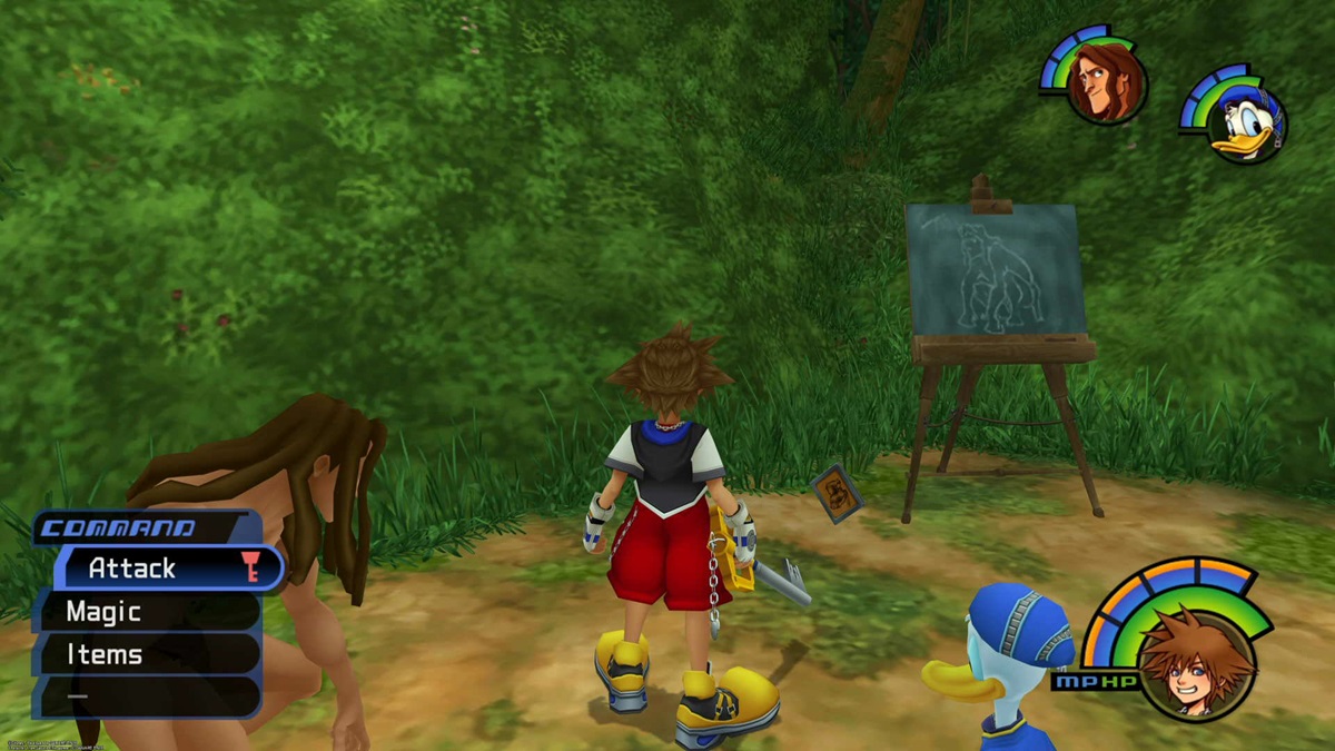 Where to find the Deep Jungle slides in Kingdom Hearts