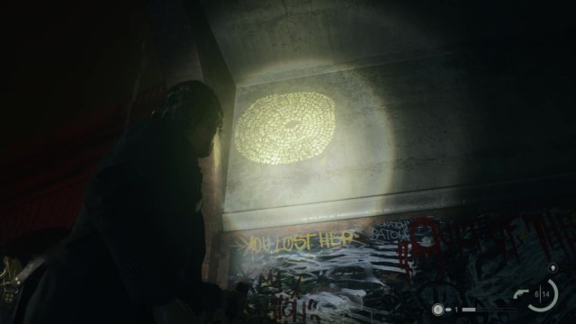 All Words of Power locations in Alan Wake 2 next to cinema