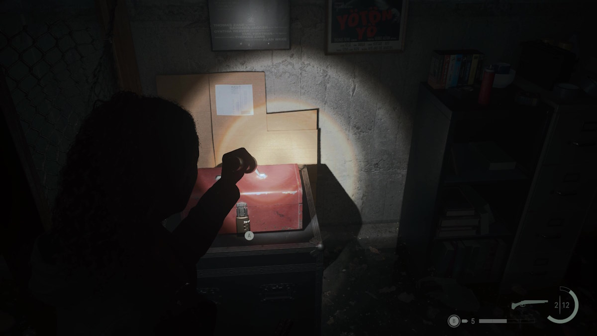 basement code in Alan Wake 2 toolbox location