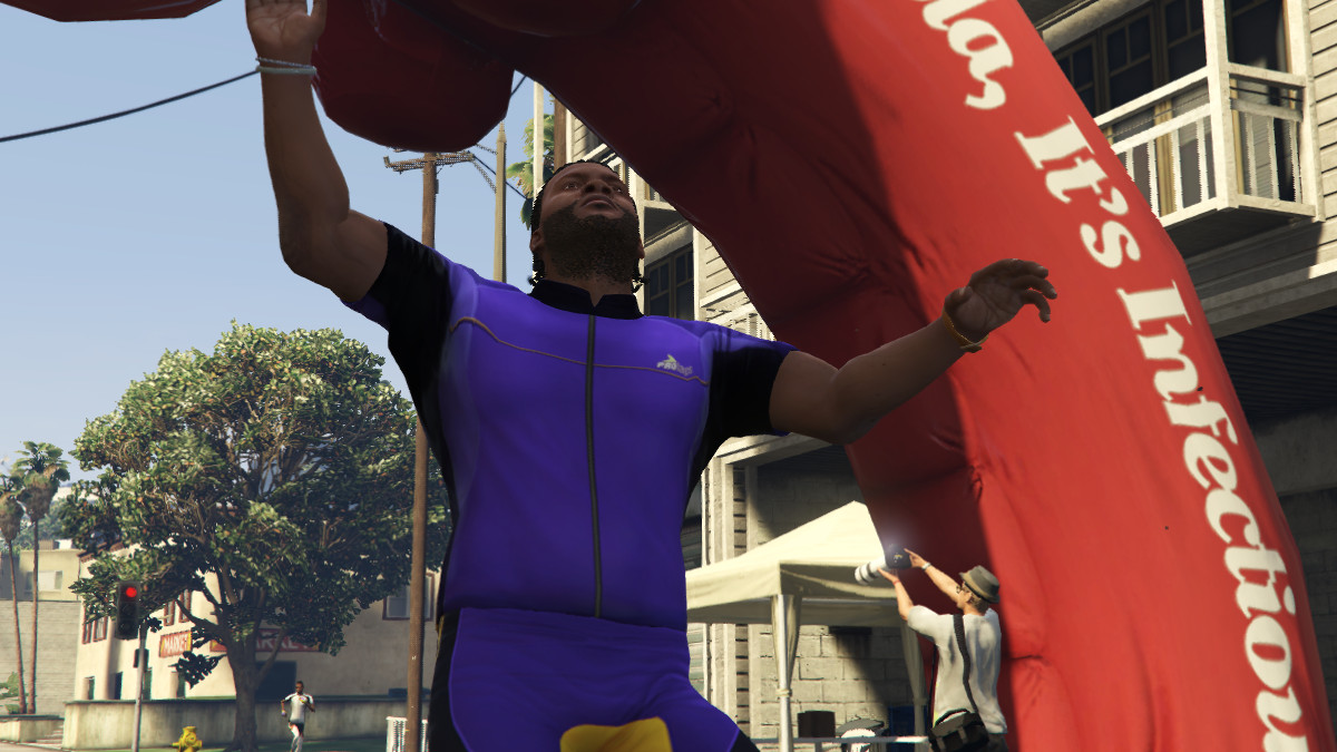 Franklin in Grand Theft Auto 5.