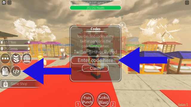 How to redeem Anime Champions codes