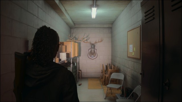 Oh Deer Diner deer head in Alan Wake 2.