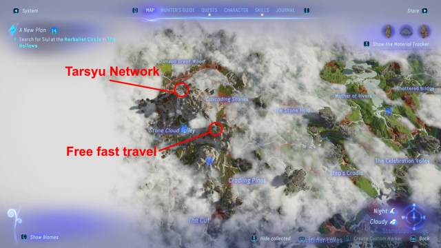 All Ancestor Skill locations in Avatar: FoP clouded forest map