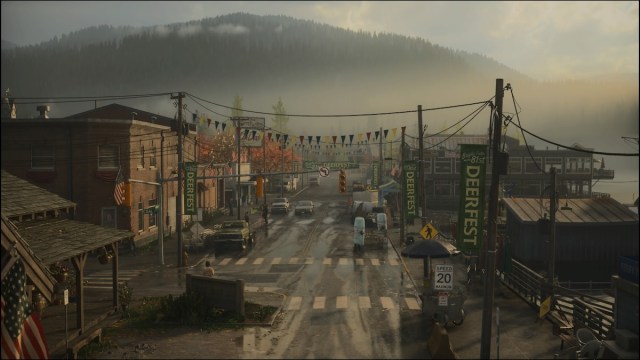 Bright Falls in Alan Wake 2.