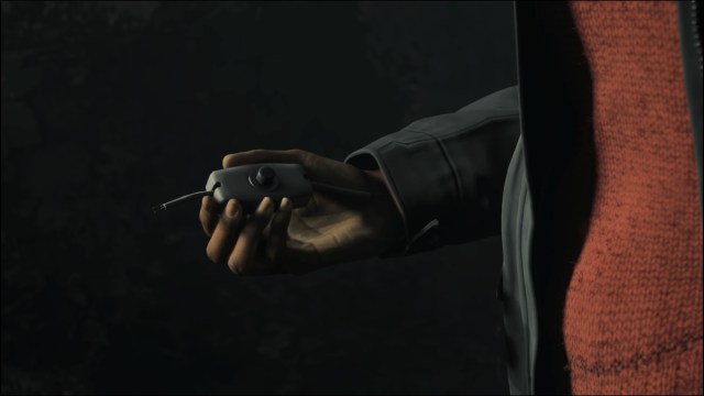 Clicker in Saga Anderson's possession in Alan Wake 2.