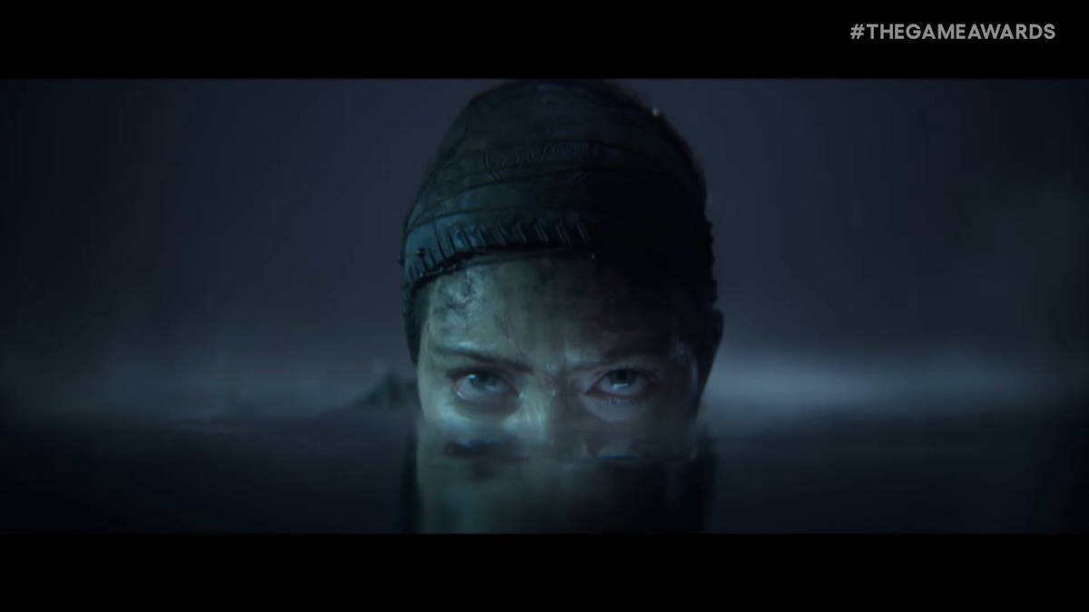 Senua in water in Senua's Saga: Hellblade 2.