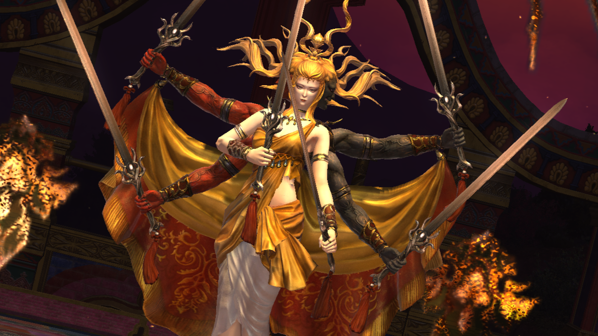 The Gilded Araya boss, Asura