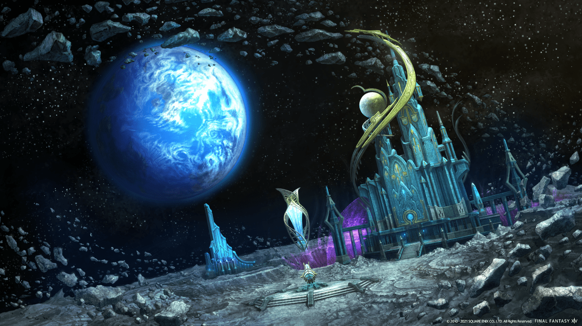 Endwalker artwork, the fourth expansion for Final Fantasy XIV