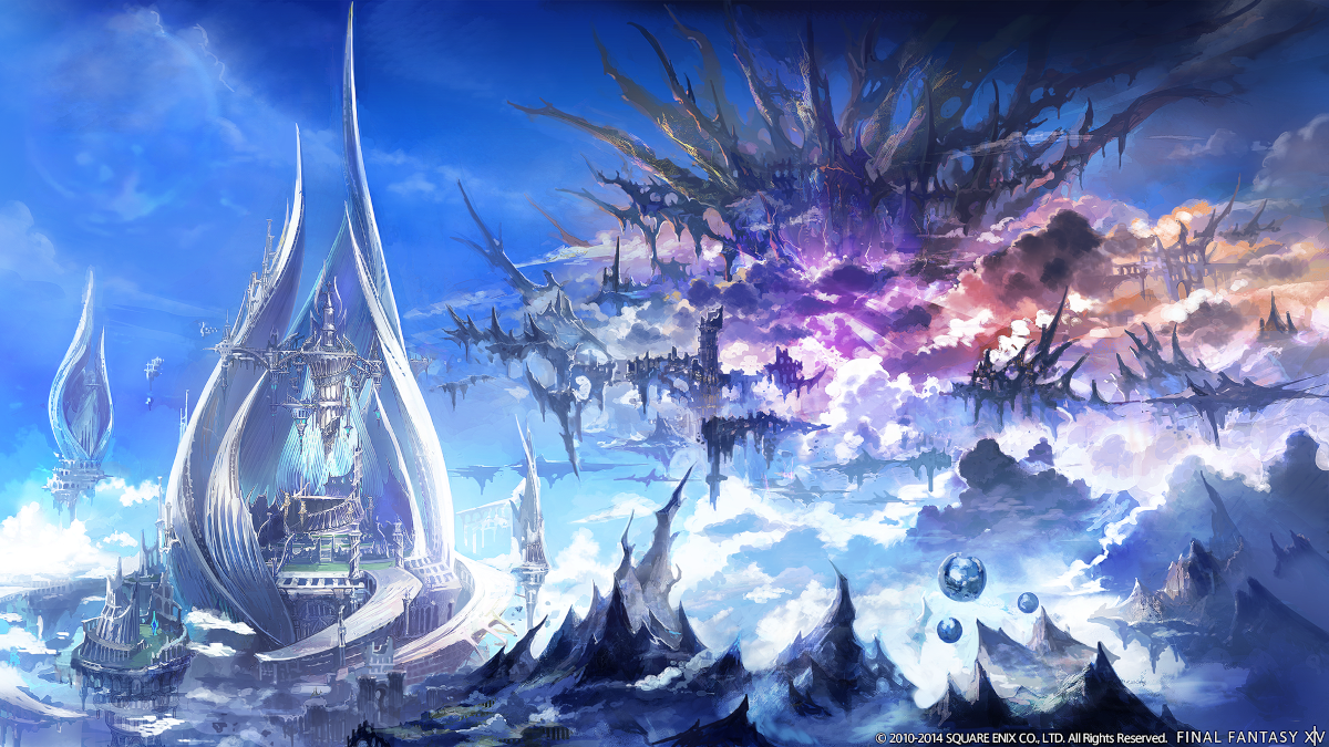 Heavensward artwork, the first FFXIV expansion