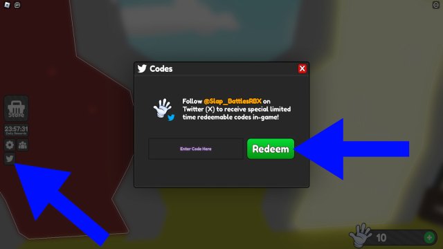 How to redeem Slap Battles codes