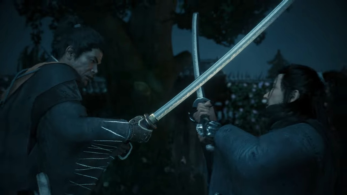 Sword fight in Rise of the Ronin.