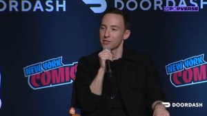 "Final Fantasy VII Remake" and "Persona 5" star Max Mittelman in a Comic-Con panel for Final Fantasy VII Rebirth