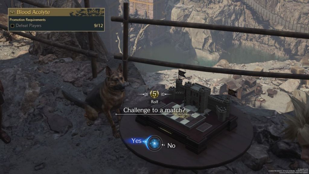 Challenging Rolf in Queen's Blood.