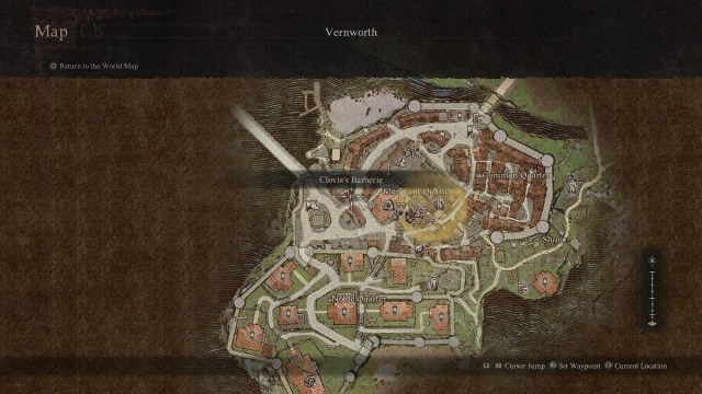 Dragon's Dogma 2 Clovis’s Barberie location