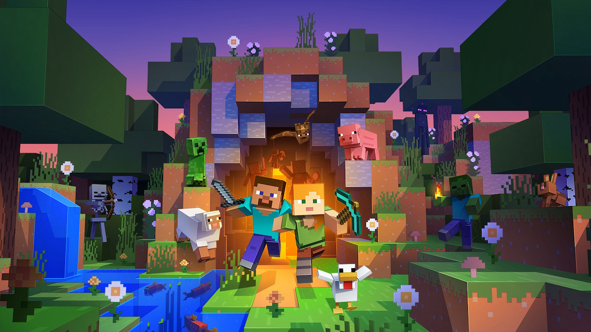 Minecraft key art