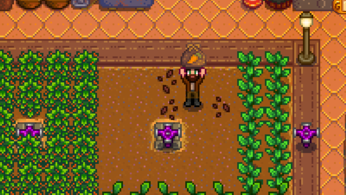 Carrot Seeds in Stardew Valley