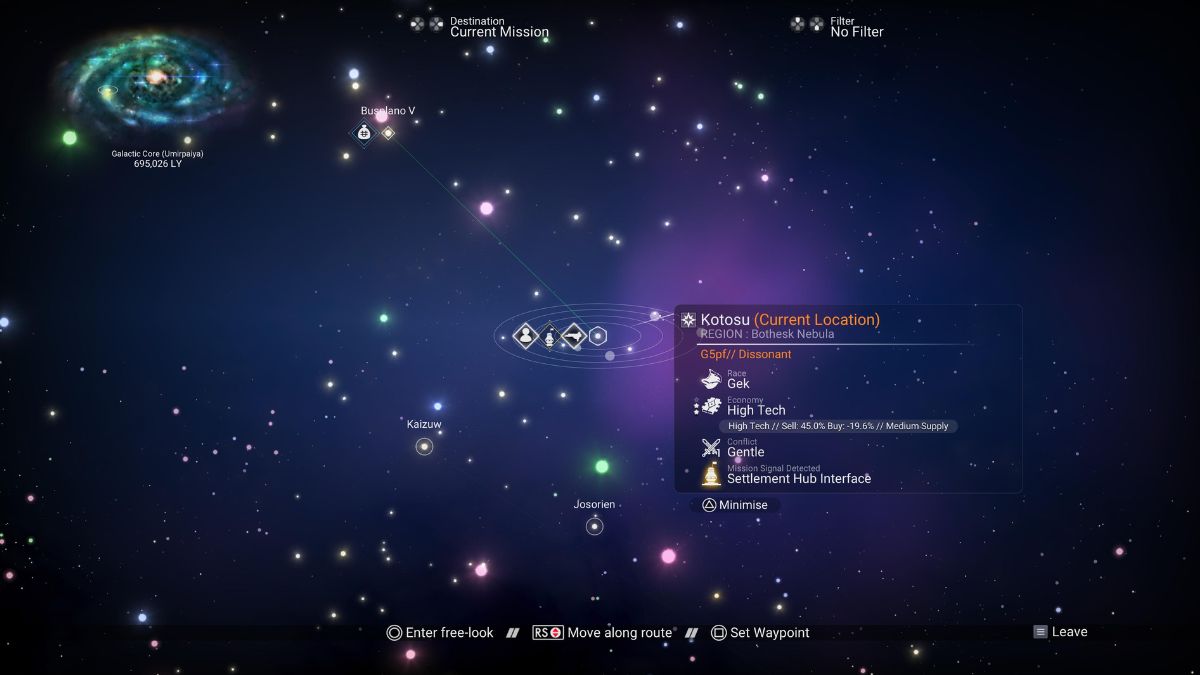 economy scan in galaxy map no mans sky