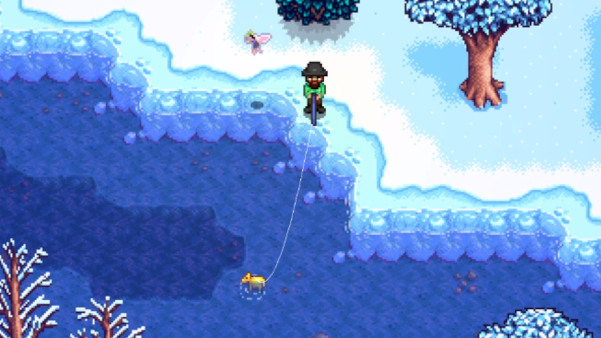 Fishing in Stardew Valley