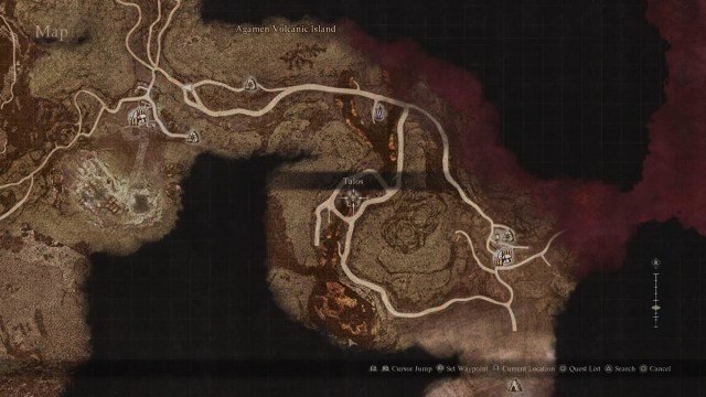 Talos waypoint in Dragon's Dogma 2