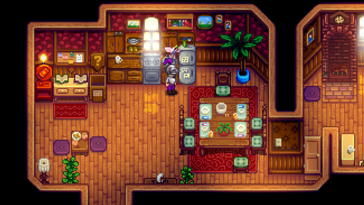 Mayor Lewis' fridge in Stardew Valley