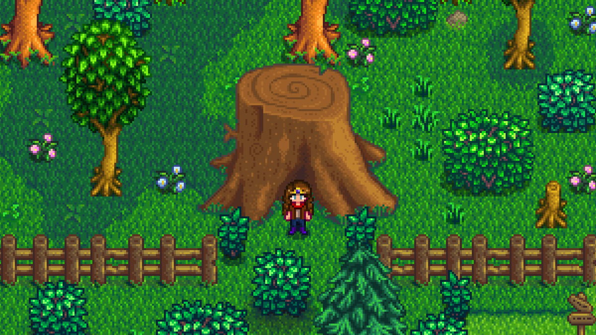 Stardew Valley big tree