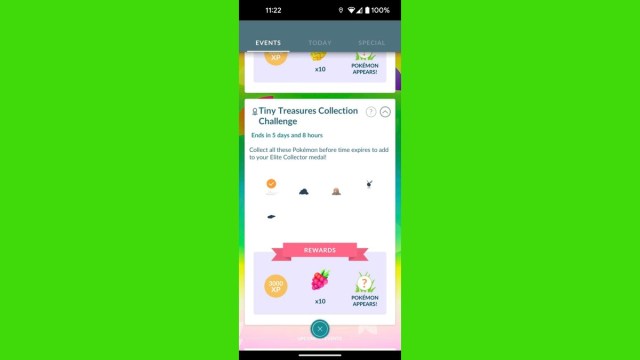 Tiny Treasures Challenge in Pokemon Go