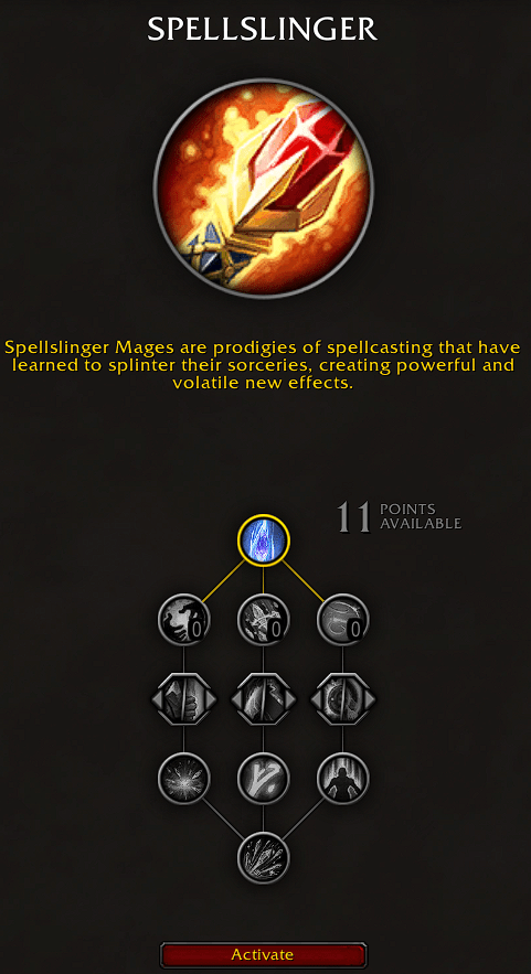 WoW: The War Within Spellslinger Mage Hero Talents