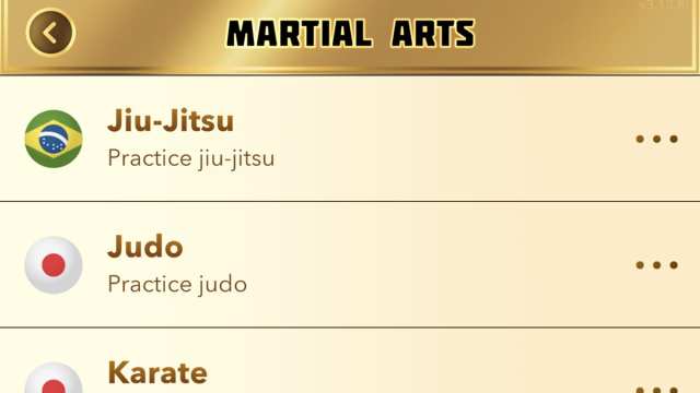 BitLife jiu-jitsu martial arts