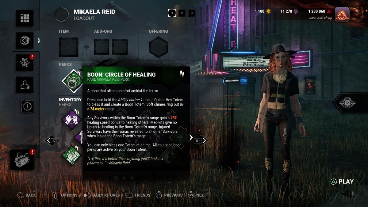 boon circle of healing dead by daylight survivor perk