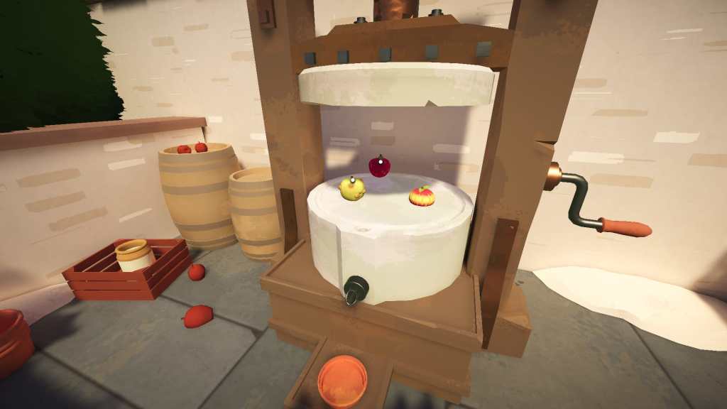 Cider press in Botany Manor