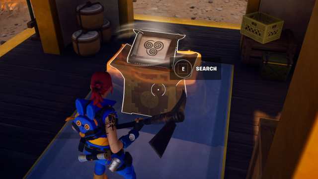 Fortnite airbending scroll at shrine