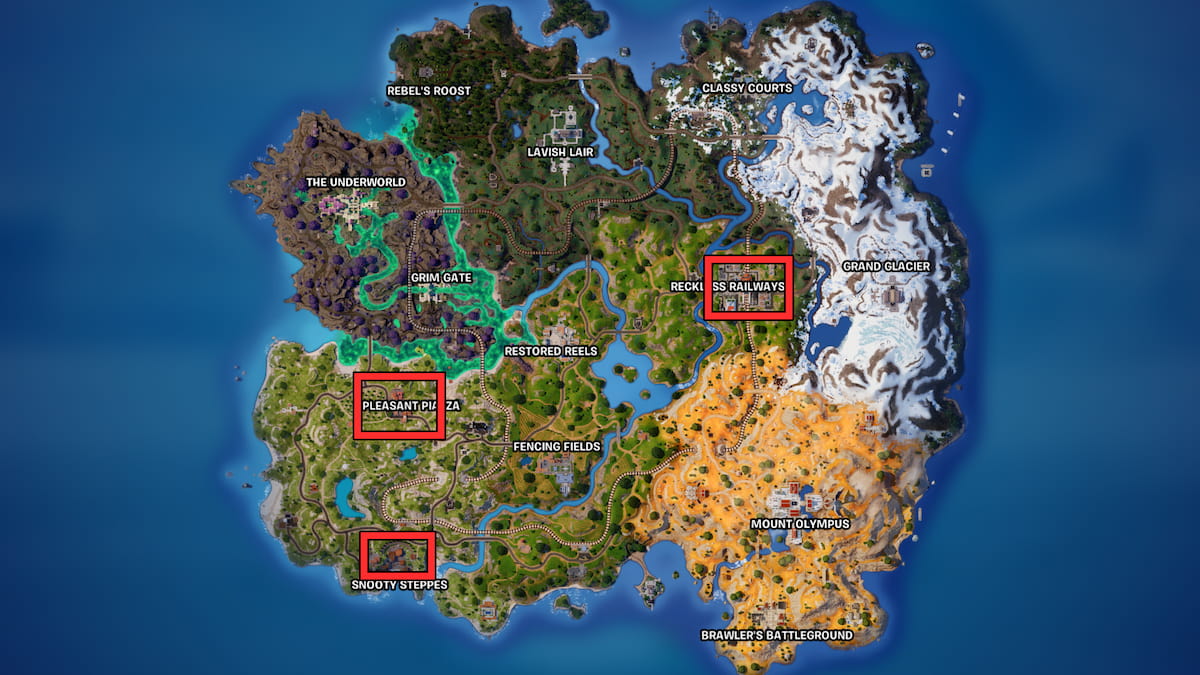 How to search produce boxes in Fortnite