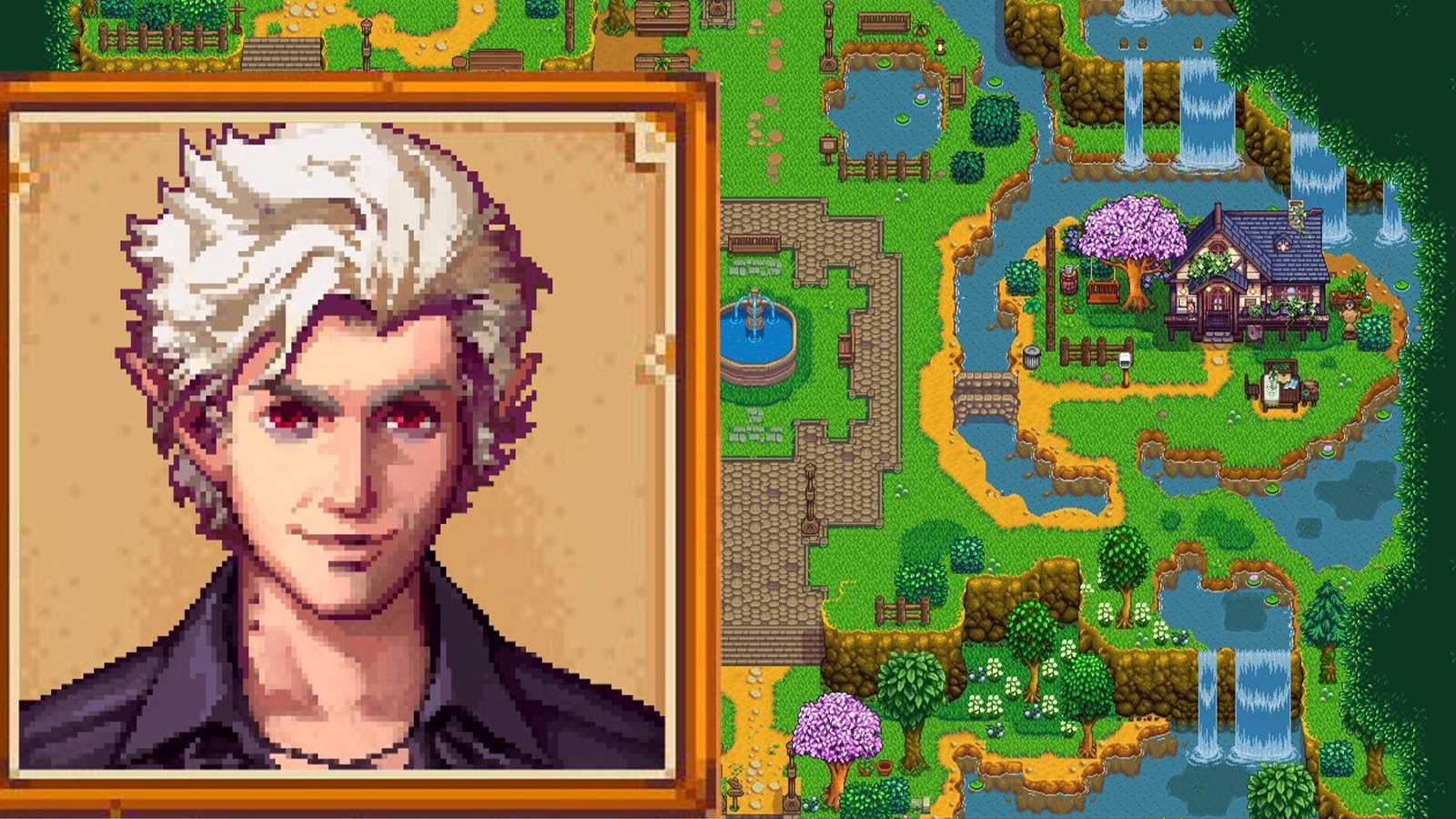 Astarion in Stardew Valley mod