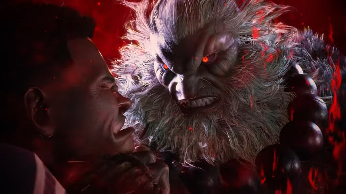 Street Fighter 6 Akuma attacking player character