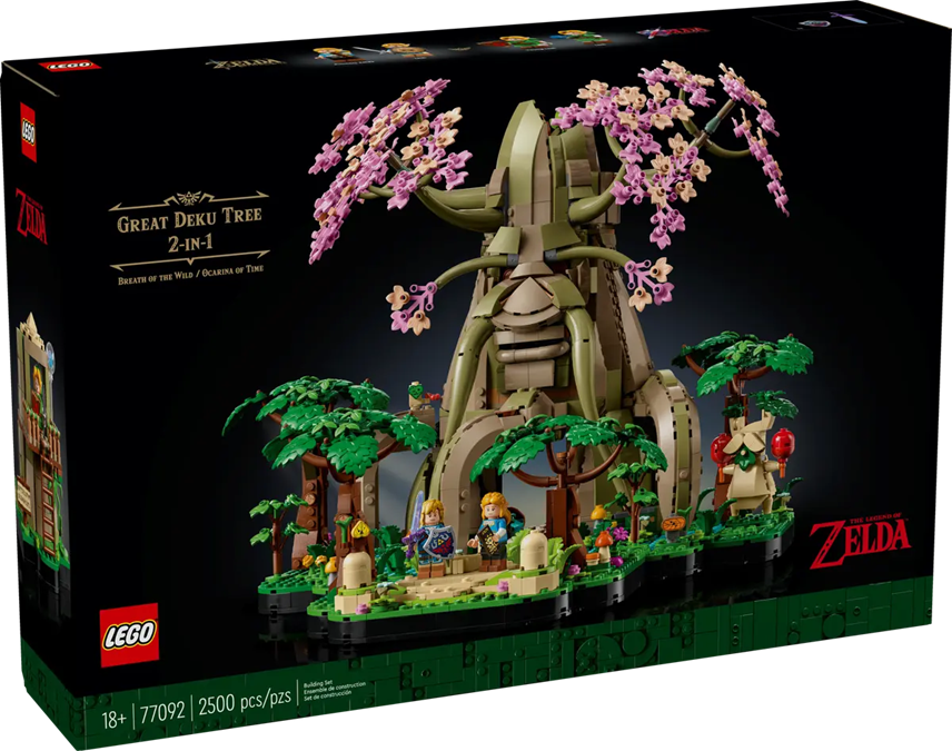 LEGO reveals $300 The Legend of Zelda Great Deku Tree coming later this year