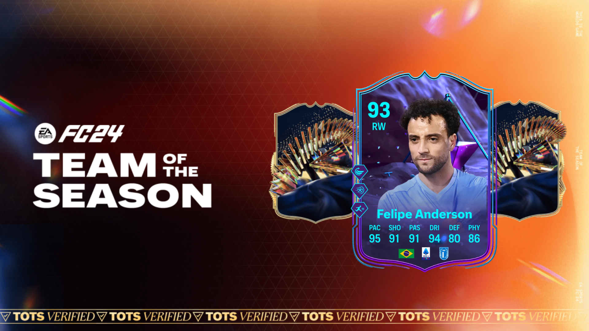 An image of EA FC 24 Felipe Anderson EOAE SBC