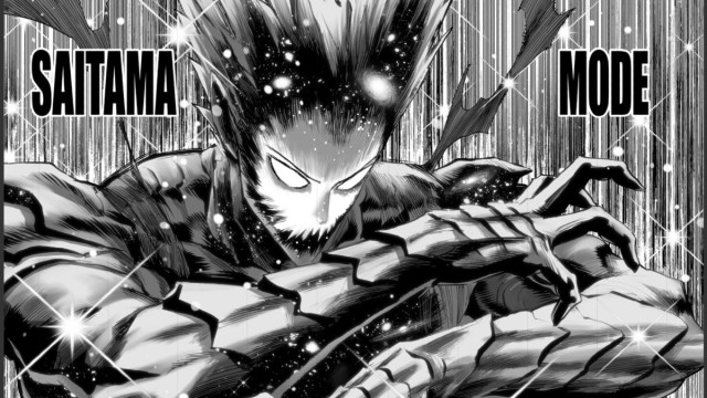 Garo using Mode Saitama in One-Punch Man