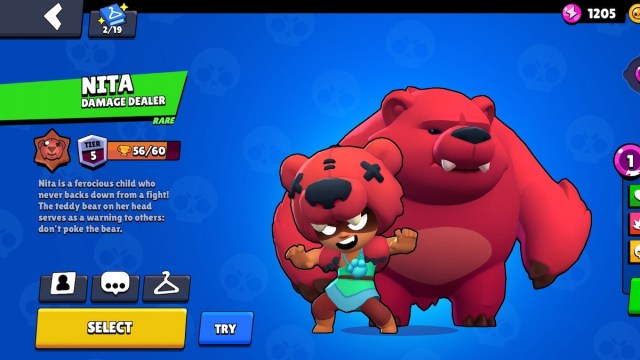 Nita in Brawl Stars