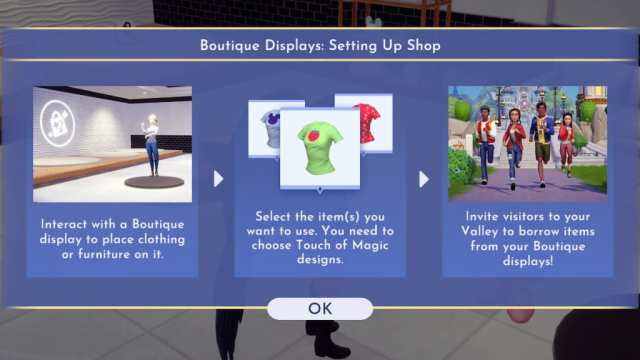 Disney Dreamlight Valley Boutique shop tutorial