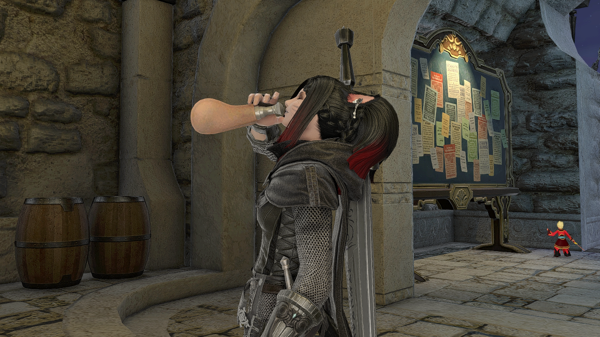 Drinking in Final Fantasy XIV