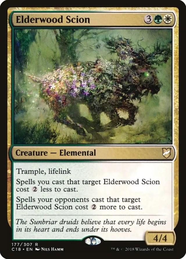 mtg elderwood scion card