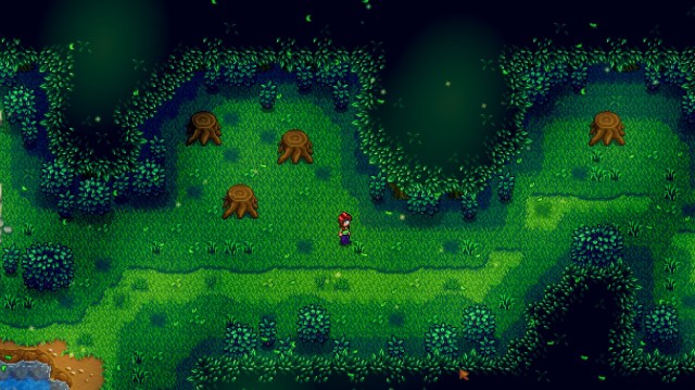 Stardew Valley Secret forest stumps.